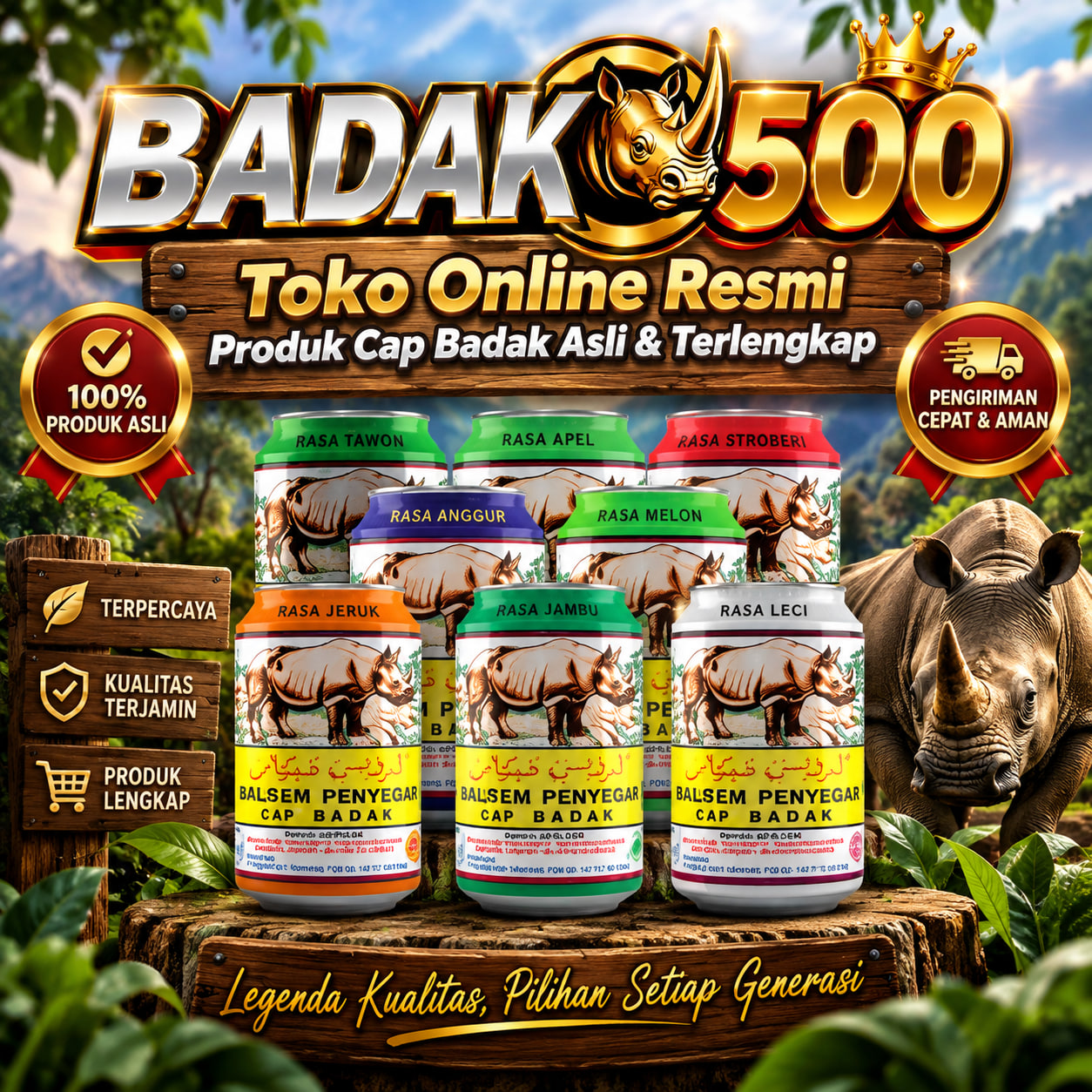 BADAK500: Toko Online Resmi Produk Cap Badak Asli & Terlengkap